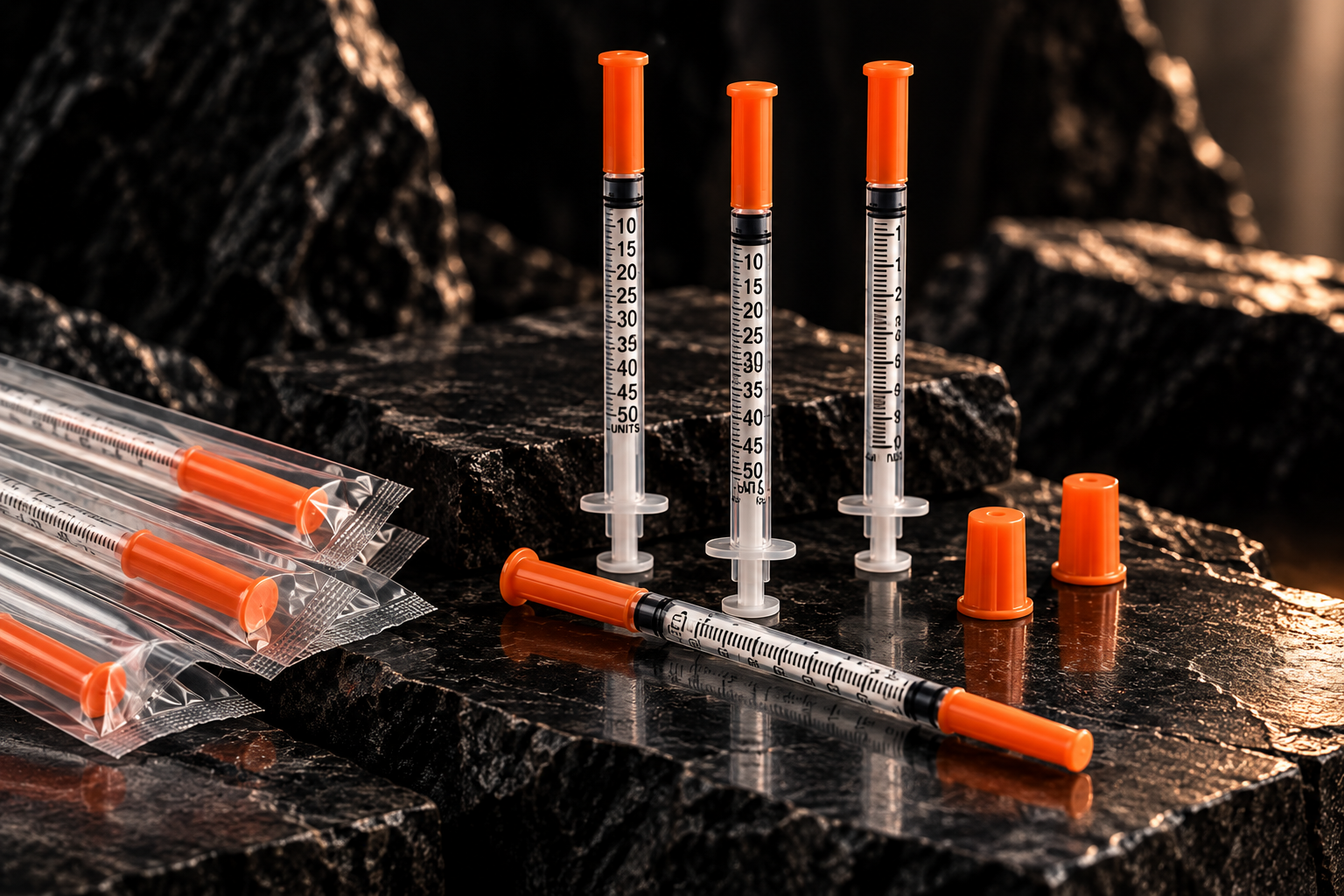 ASCENDRA | Disposable Research Essentials Kit on dark stone