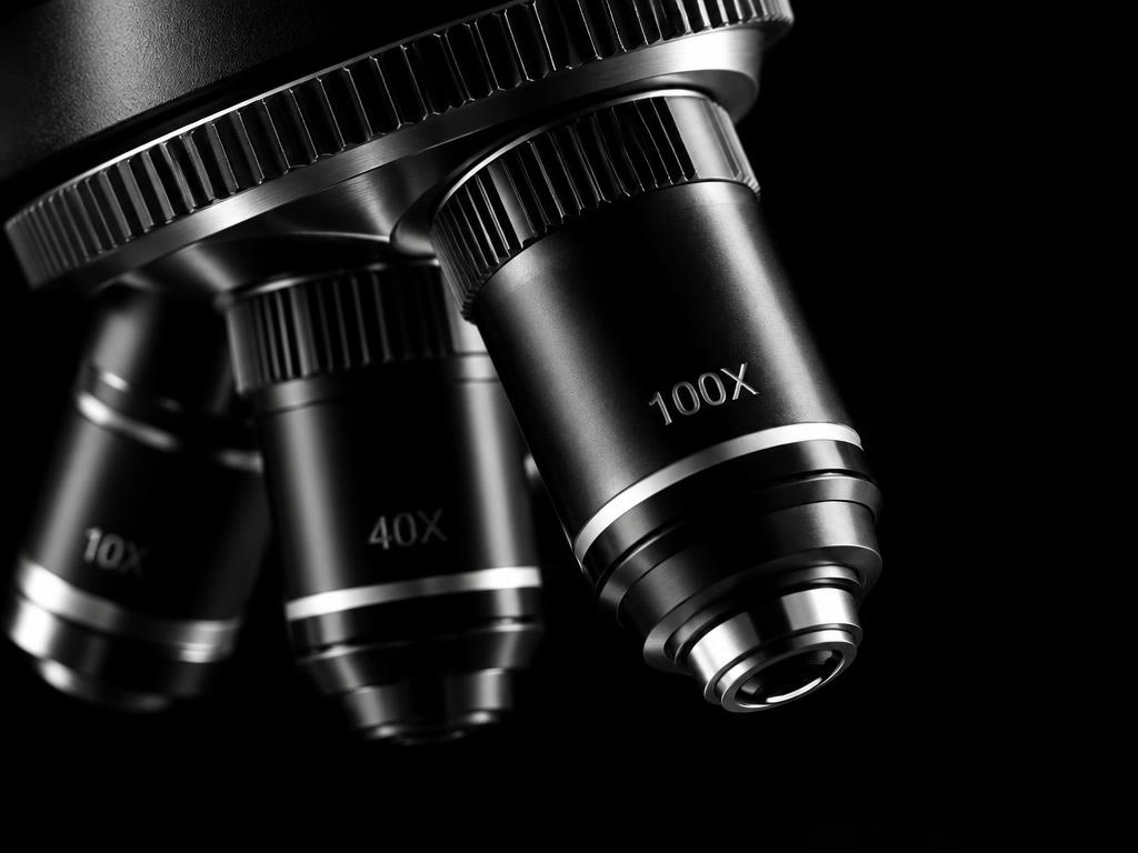 Precision 100X laboratory microscope objective